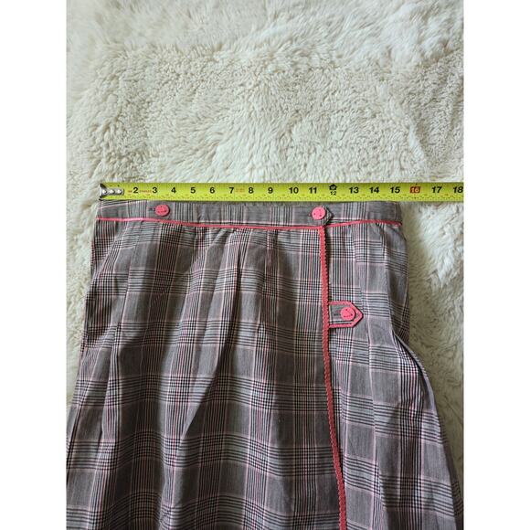 Volcom Plaid Pleated skirt size 3 y2k Style - Picture 3 of 8